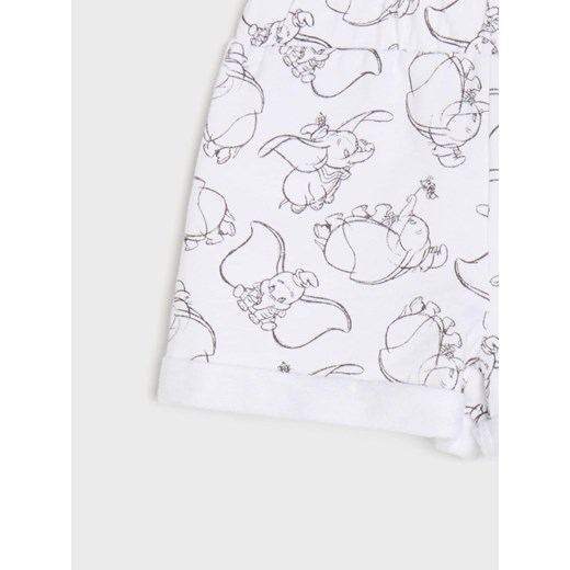 Sinsay - Szorty niemowlęce Dumbo - biały Sinsay 62 Sinsay