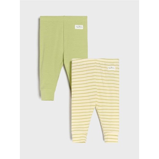Sinsay - Legginsy 2 pack - kremowy ze sklepu Sinsay w kategorii Odzież dla niemowląt - zdjęcie 179223202