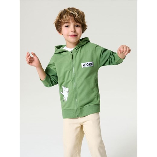Sinsay - Bluza The Moomins - zielony ze sklepu Sinsay w kategorii Bluzy chłopięce - zdjęcie 179223390