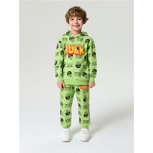 Sinsay - Bluza z kapturem Marvel - zielony ze sklepu Sinsay w kategorii Bluzy chłopięce - zdjęcie 179223393