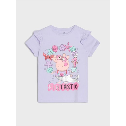 Sinsay - Koszulka Peppa Pig - fioletowy ze sklepu Sinsay w kategorii Bluzki dziewczęce - zdjęcie 179225581