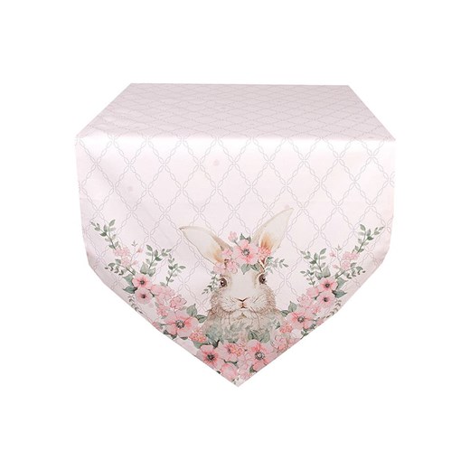 Clayre &amp; Eef Bieżnik w kolorze jasnoróżowym - 160 x 50 cm ze sklepu Limango Polska w kategorii Obrusy i bieżniki - zdjęcie 179225892
