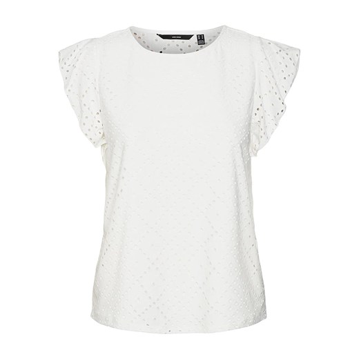 Vero Moda Koszulka "Tassa" w kolorze białym Vero Moda S okazyjna cena Limango Polska