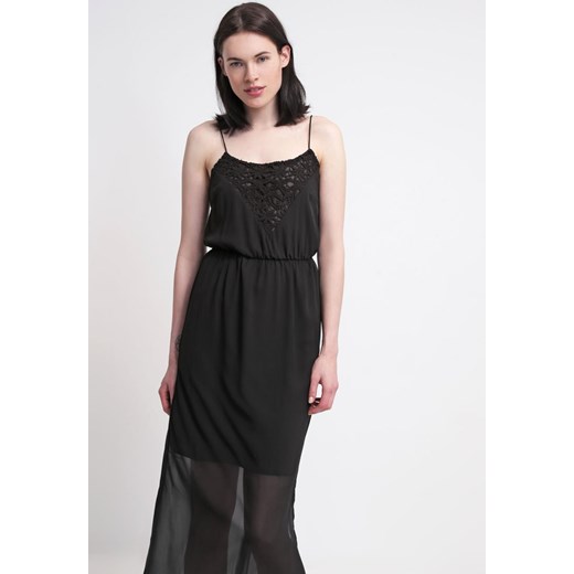 Vero Moda VMSU Długa sukienka black zalando czarny długie