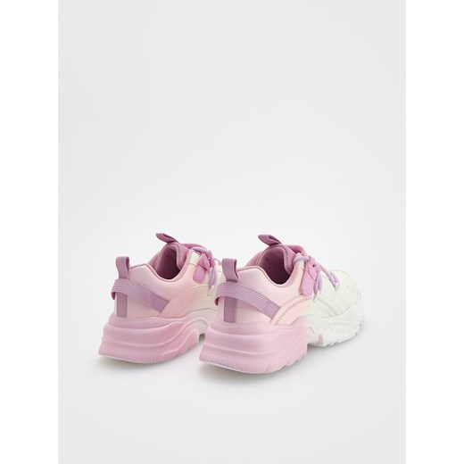 Reserved - Lekkie sneakersy z imitacji skóry - biały Reserved 31 Reserved