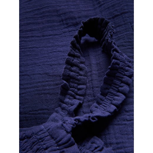 Reserved - Muślinowa sukienka na ramiączkach - granatowy Reserved M Reserved