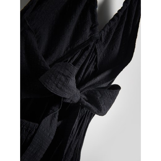 Reserved - Sukienka z wiązaniem - czarny Reserved XS Reserved