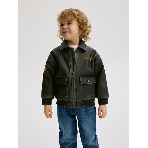 Reserved - Kurtka bomber oversize - ciemnoszary ze sklepu Reserved w kategorii Kurtki chłopięce - zdjęcie 179230910