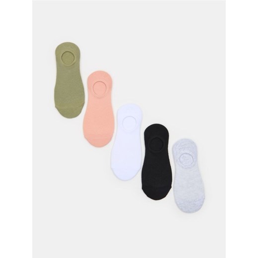 Sinsay - Skarpetki stopki 5 pack - wielobarwny ze sklepu Sinsay w kategorii Skarpetki damskie - zdjęcie 179231631