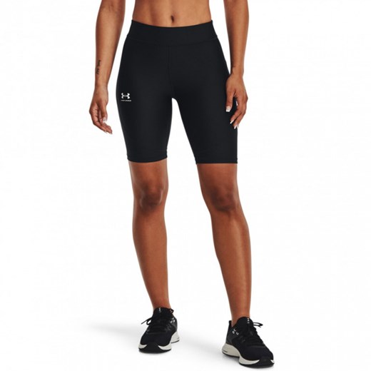 Damskie legginsy krótkie treningowe Under Armour UA HG Authentics Long Sts - czarne ze sklepu Sportstylestory.com w kategorii Szorty - zdjęcie 179231730