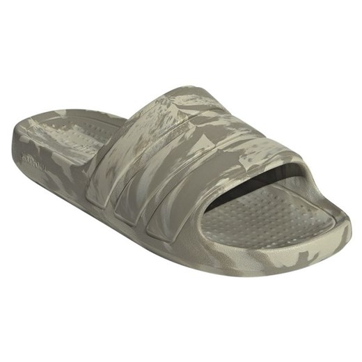 Klapki adidas Adilette Flow JI4792 zielone ze sklepu ButyModne.pl w kategorii Klapki męskie - zdjęcie 179232322