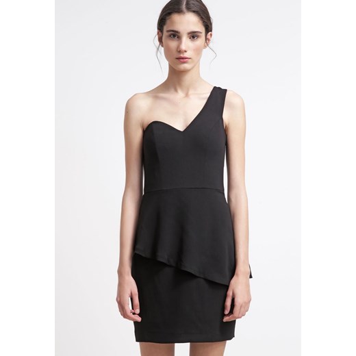 New Look Sukienka letnia black zalando czarny bez wzorów/nadruków