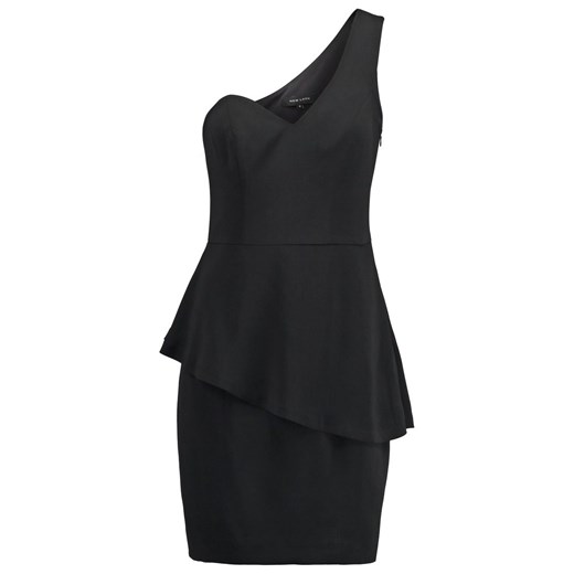 New Look Sukienka letnia black zalando czarny abstrakcyjne wzory