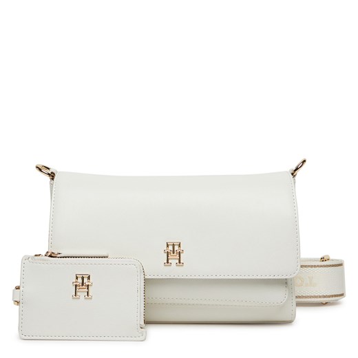 Torebka Tommy Hilfiger Th Joy Crossover AW0AW16813 Écru Tommy Hilfiger one size eobuwie.pl