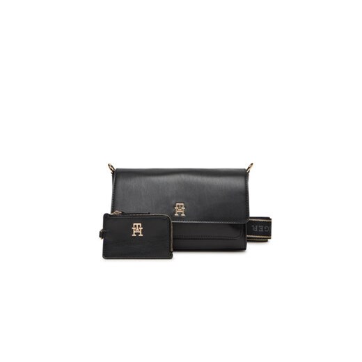 Tommy Hilfiger Torebka Th Joy Crossover AW0AW16813 Czarny Tommy Hilfiger uniwersalny MODIVO
