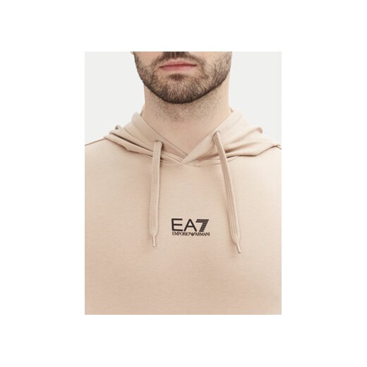 EA7 Emporio Armani Bluza 8NPM32 PJVRZ U6155 Beżowy Regular Fit 3XL MODIVO