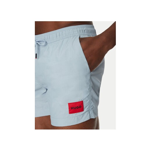 HUGO Szorty kąpielowe Dominica 50493450 Błękitny Regular Fit XXL MODIVO