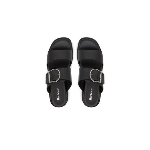 Barbour Klapki Adele LFO0761BK51 Czarny Barbour 36 MODIVO