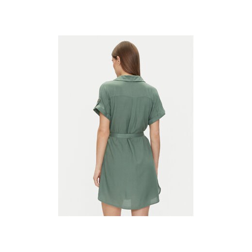 Sukienka Vero Moda mini zielona koszulowa 