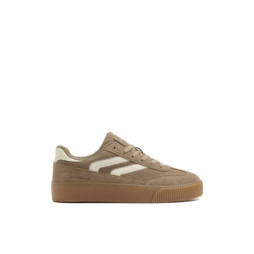 Cropp - Brązowe zamszowe sneakersy - brązowy ze sklepu Cropp w kategorii Buty sportowe męskie - zdjęcie 179236863