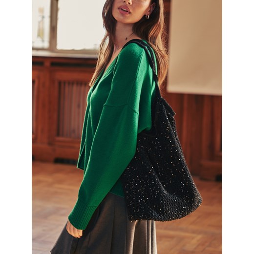 Reserved - Torba typu shopper - czarny Reserved ONE SIZE Reserved okazja