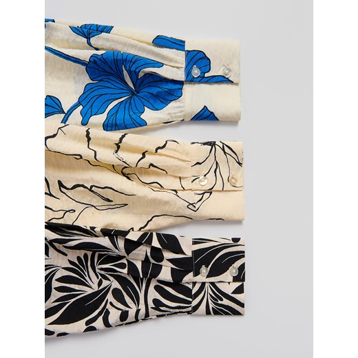 Koszula damska niebieska Reserved z wiskozy 