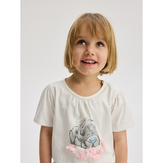 Reserved - T-shirt Tiny Tatty Teddy - złamana biel ze sklepu Reserved w kategorii Bluzki dziewczęce - zdjęcie 179237680