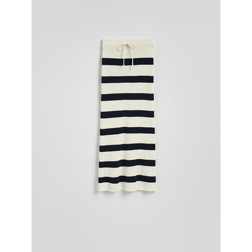 Reserved - Spódnica maxi z wiązaniem - wielobarwny Reserved L Reserved