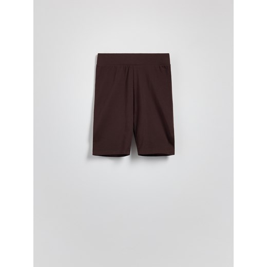 Reserved - Bawełniane kolarki - ciemnobrązowy Reserved M Reserved