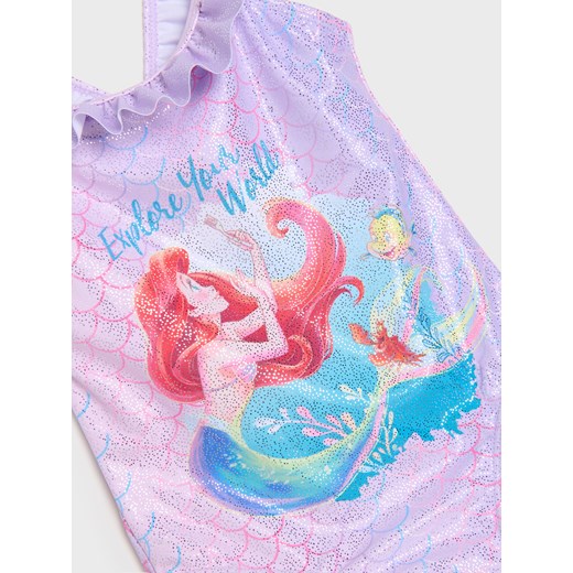 Sinsay - Kostium kąpielowy Disney Princess - fioletowy Sinsay 110/116 Sinsay