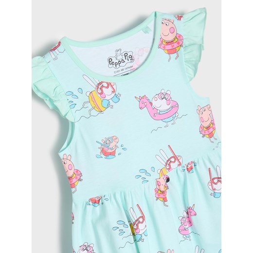 Sinsay - Sukienka Peppa Pig - niebieski Sinsay 110 Sinsay
