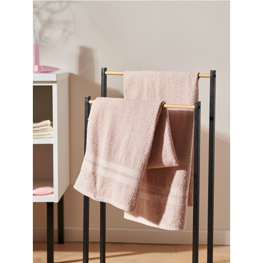 Sinsay - Ręczniki bawełniane 2 pack - różowy ze sklepu Sinsay w kategorii Ręczniki - zdjęcie 179240184