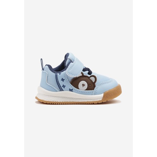 Niebieskie Buty Sportowe Sneakersy z Misiem Sonilia ze sklepu born2be.pl w kategorii Buty sportowe dziecięce - zdjęcie 179240492