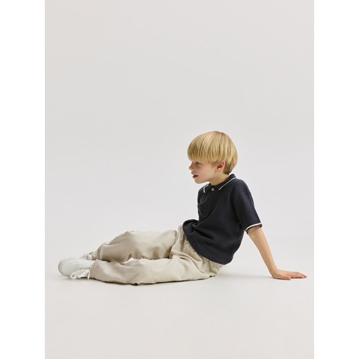 Reserved - Bawełniane spodnie - beżowy Reserved 170 (13-14 lat) Reserved