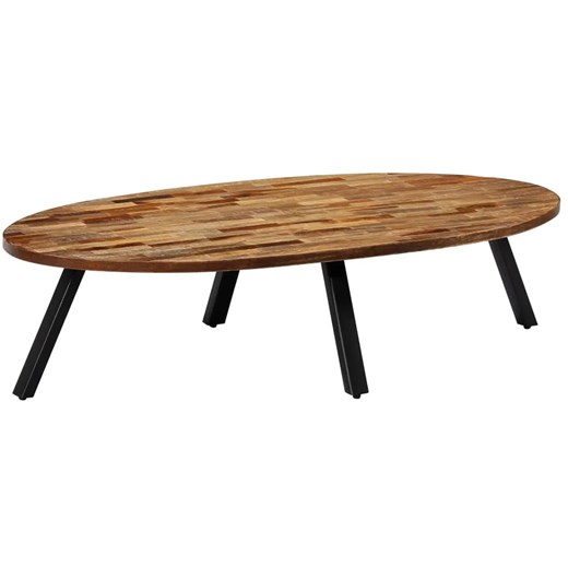 Owalna ława drewniana G6-A75 ze sklepu Edinos.pl w kategorii Dom - zdjęcie 179243790