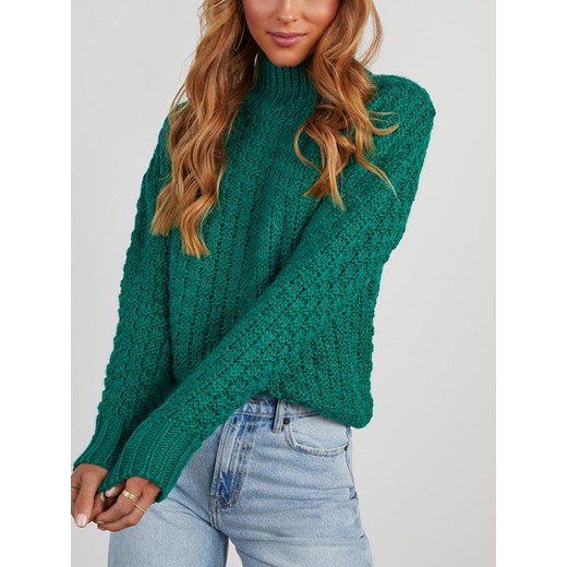 LA Angels Sweter w kolorze zielonym ze sklepu Limango Polska w kategorii Swetry damskie - zdjęcie 179244180