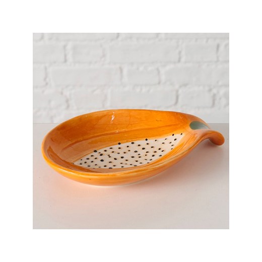 Boltze Półmisek &quot;Papaya&quot; w kolorze pomarańczowym do serwowania - dł. 15,5 cm ze sklepu Limango Polska w kategorii Misy i tace dekoracyjne - zdjęcie 179244230