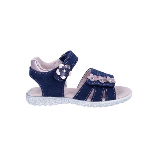 Richter Shoes Skórzane sandały &quot;Sole&quot; w kolorze granatowym ze sklepu Limango Polska w kategorii Sandały dziecięce - zdjęcie 179244412