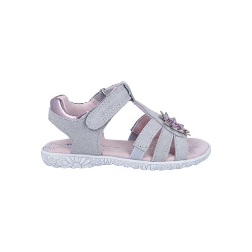 Richter Shoes Skórzane sandały &quot;Sole&quot; w kolorze szarym ze sklepu Limango Polska w kategorii Sandały dziecięce - zdjęcie 179244460