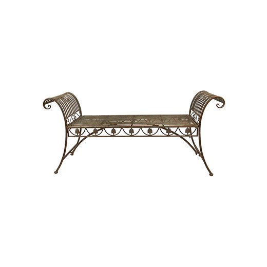 Clayre &amp; Eef Ławka w kolorze brązowym - 142 x 66 x 41 cm ze sklepu Limango Polska w kategorii Ławki ogrodowe - zdjęcie 179249172