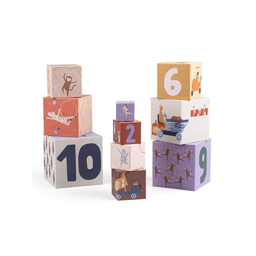 Sebra Wieża &quot;Toes &amp; Builders&quot; z kostek - 12 m+ ze sklepu Limango Polska w kategorii Zabawki - zdjęcie 179249290