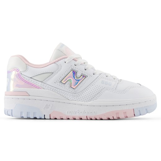 Buty dziecięce New Balance GSB550HW – białe ze sklepu New Balance Poland w kategorii Buty sportowe dziecięce - zdjęcie 179249862