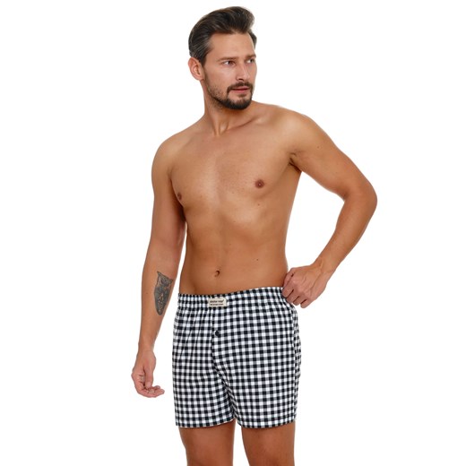 Bokserki Doctor Nap BOX.5165 black/white ze sklepu kontri.pl w kategorii Majtki męskie - zdjęcie 179250570