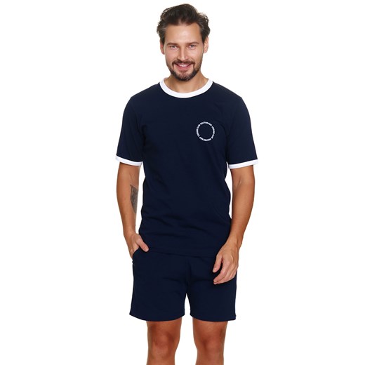 Piżama Doctor Nap PMB.7218 navy blue ze sklepu kontri.pl w kategorii Piżamy męskie - zdjęcie 179250681