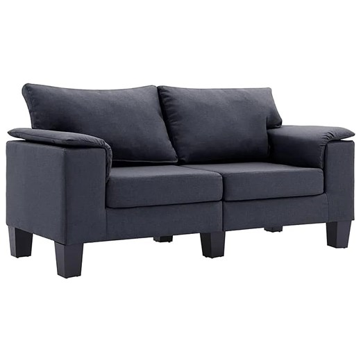 Dwuosobowa ciemnoszara sofa - Ezof 2Q ze sklepu Edinos.pl w kategorii Sofy i kanapy - zdjęcie 179251510
