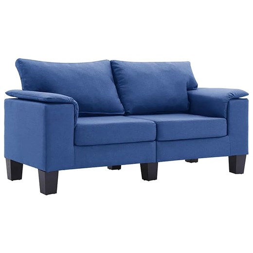 2-osobowa niebieska sofa z podłokietnikami - Ezof 2Q ze sklepu Edinos.pl w kategorii Sofy i kanapy - zdjęcie 179251530