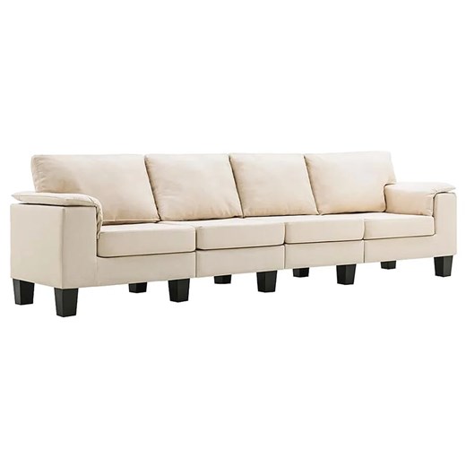 4-osobowa sofa kremowa z podłokietnikami - Ezof 4Q ze sklepu Edinos.pl w kategorii Sofy i kanapy - zdjęcie 179251600