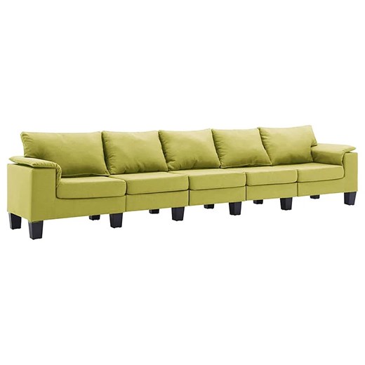 Pięcioosobowa ekskluzywna zielona sofa - Ezof 5Q ze sklepu Edinos.pl w kategorii Sofy i kanapy - zdjęcie 179251650