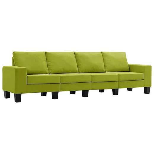 Ponadczasowa 4-osobowa zielona sofa - Magnex 4Q ze sklepu Edinos.pl w kategorii Sofy i kanapy - zdjęcie 179251780