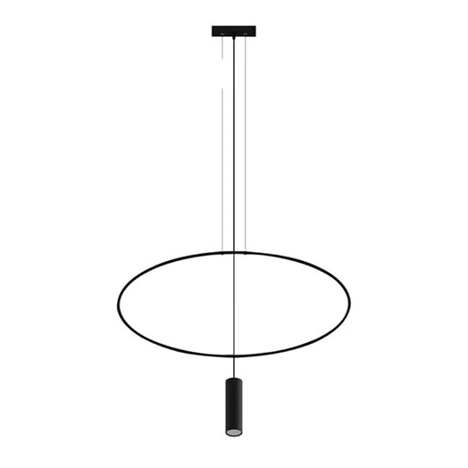 Czarna modernistyczna lampa wisząca - EX592-Haser ze sklepu Edinos.pl w kategorii Lampy wiszące - zdjęcie 179251923